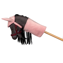 Dækken & Hut til kæphest - Rosa - By Astrup